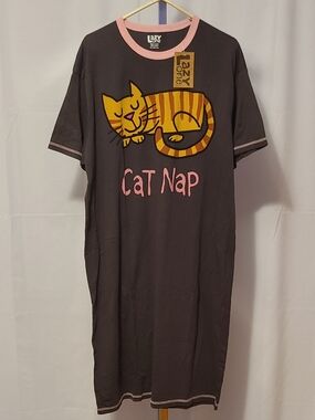 Lazy One Cat Nap Sleep Dress